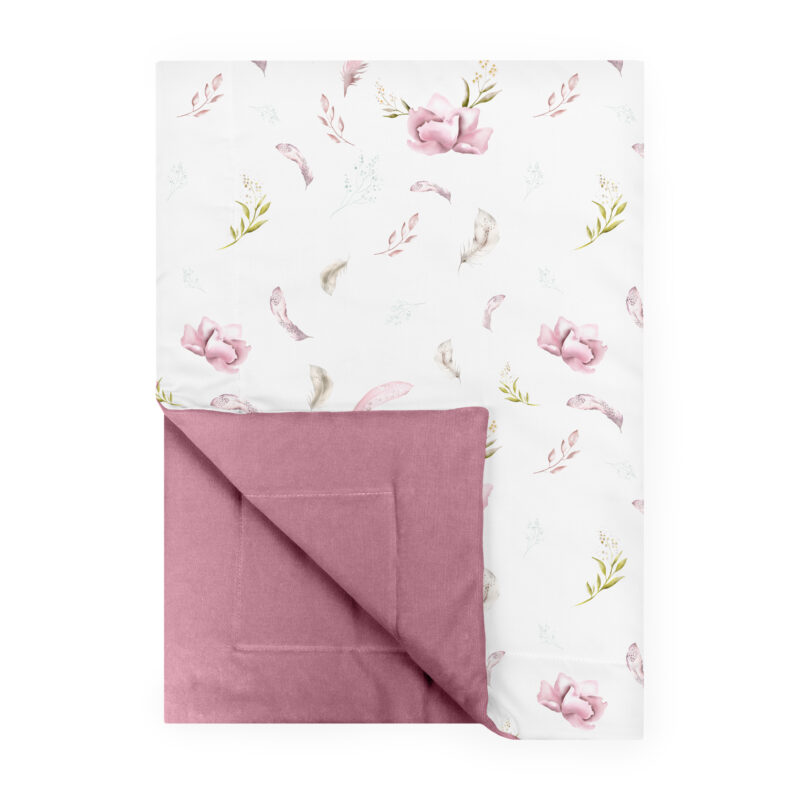 Kocyk 100×75 Blossom brudny róż