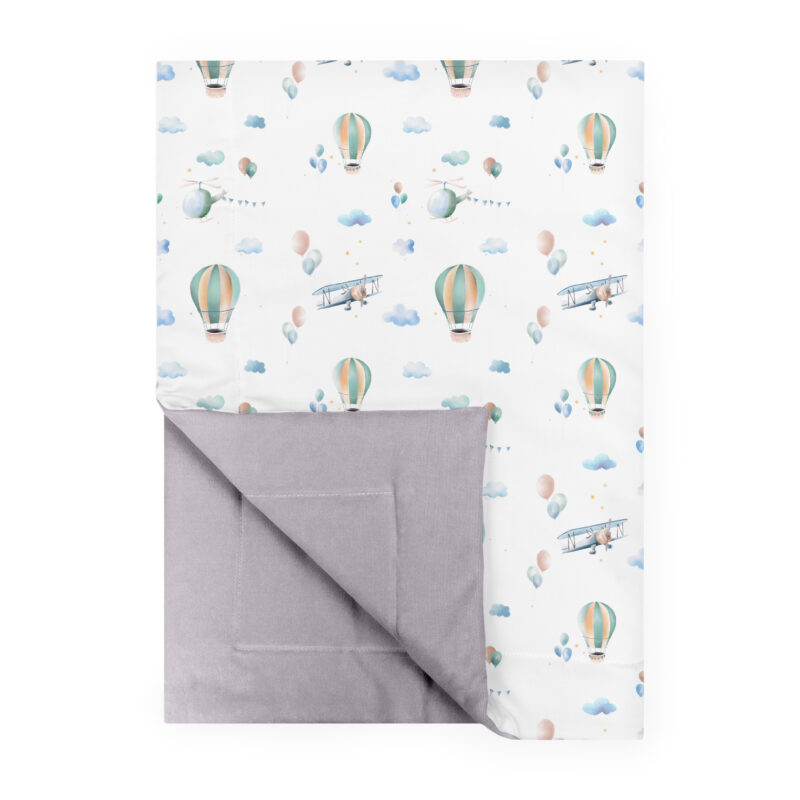 Kocyk 150×100 Balloon jasnoszary