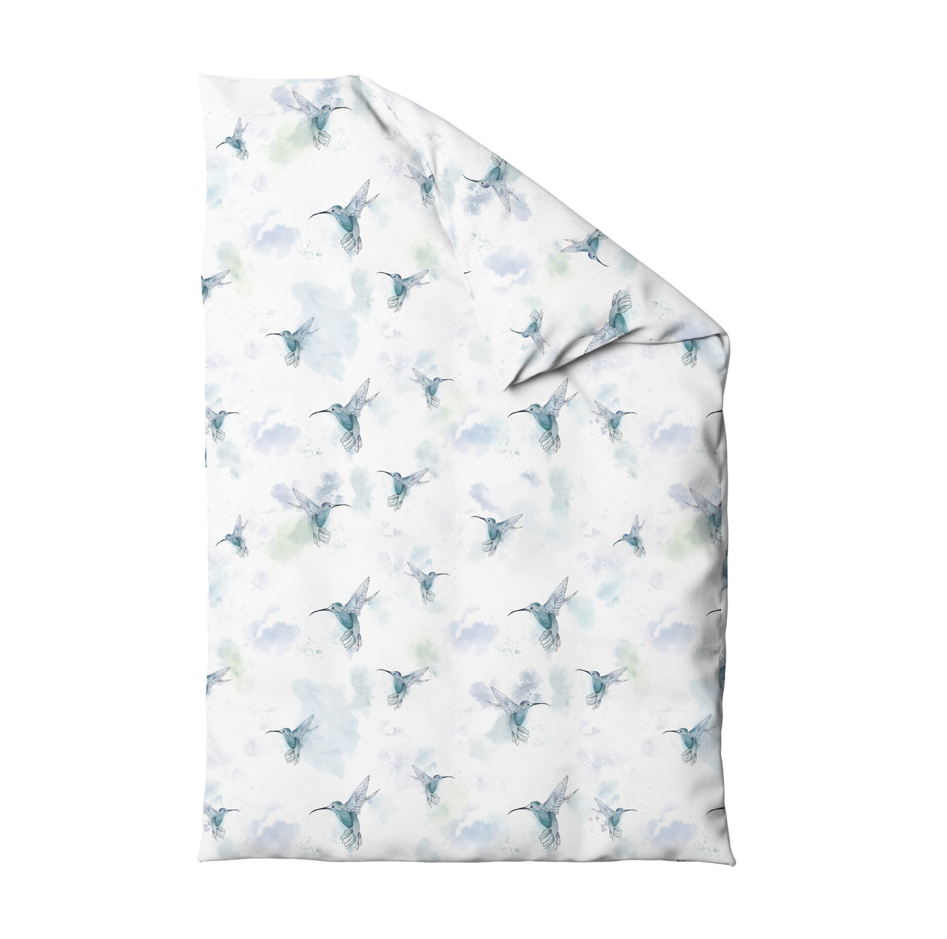 kołderka 100x75 colibri blue