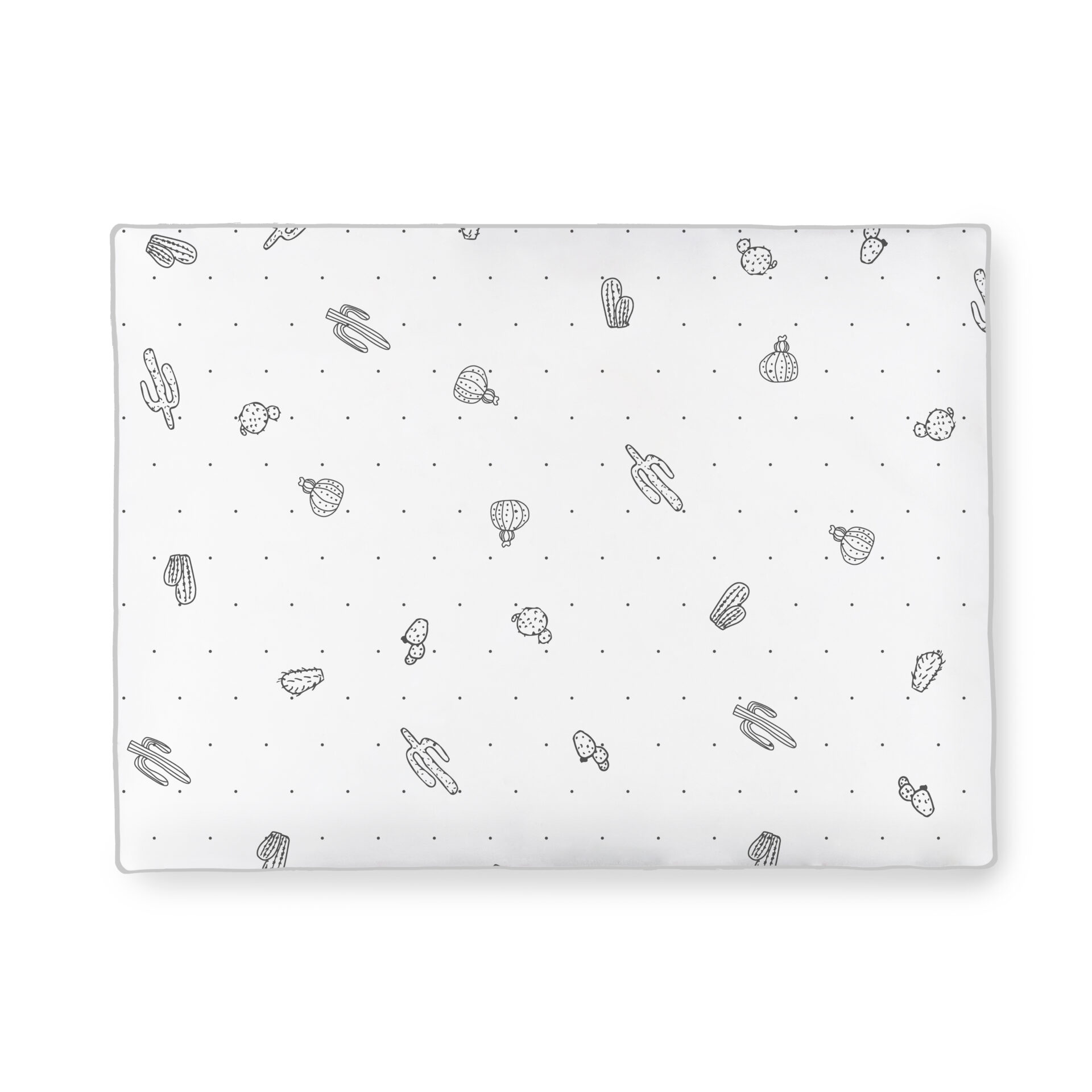 poduszka 30x40 cactus jasnoszary