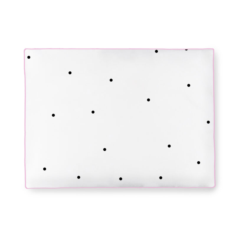 Poduszka 30×40 Dots pudrowy róż