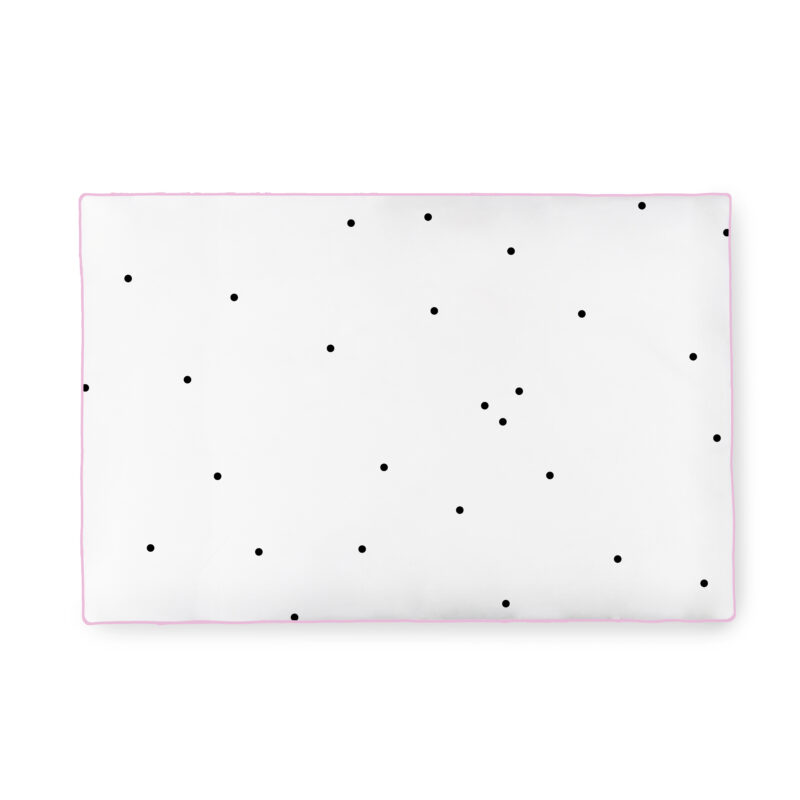 Poduszka 40×60 Dots pudrowy róż