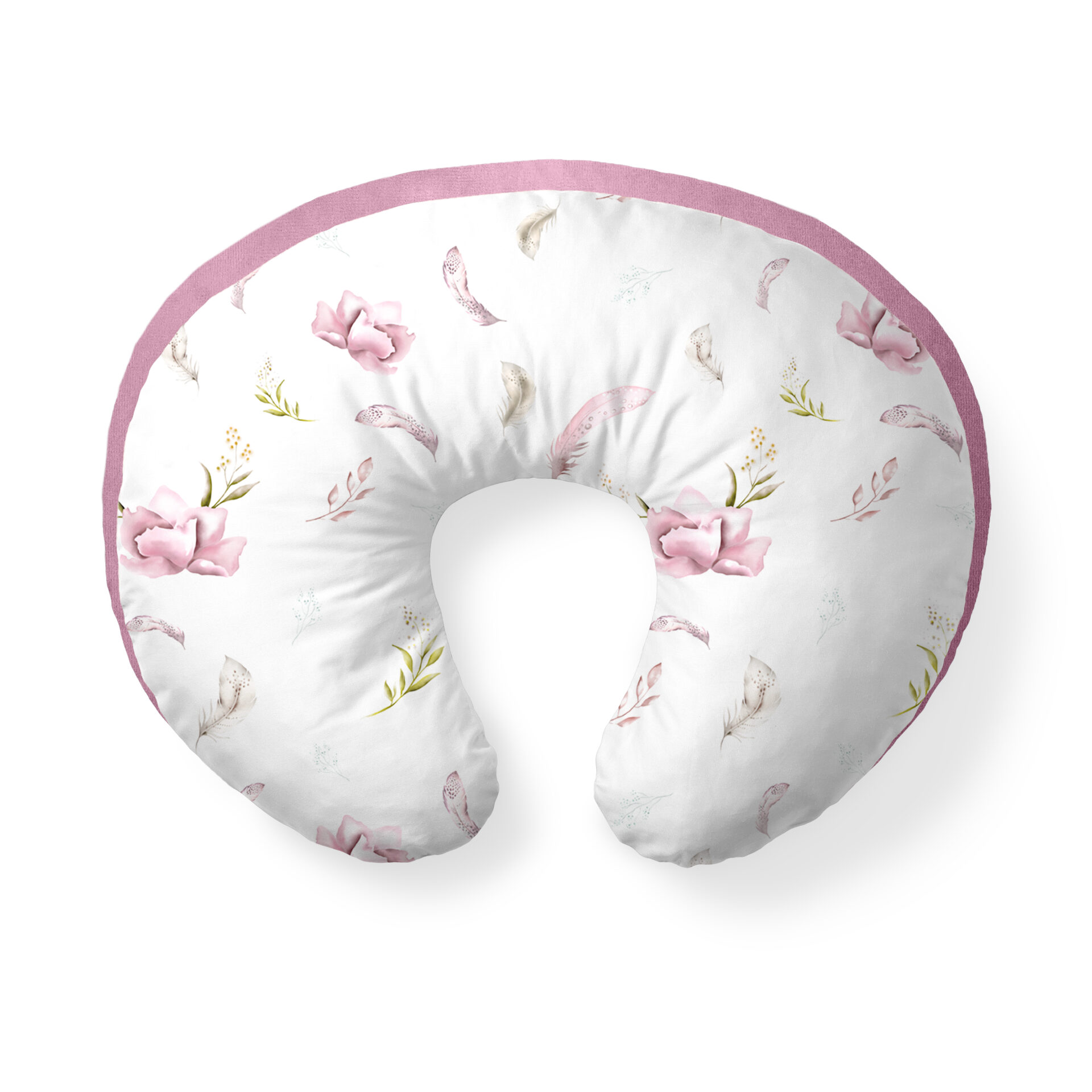 poduszka do karmienia blossom brudny róż