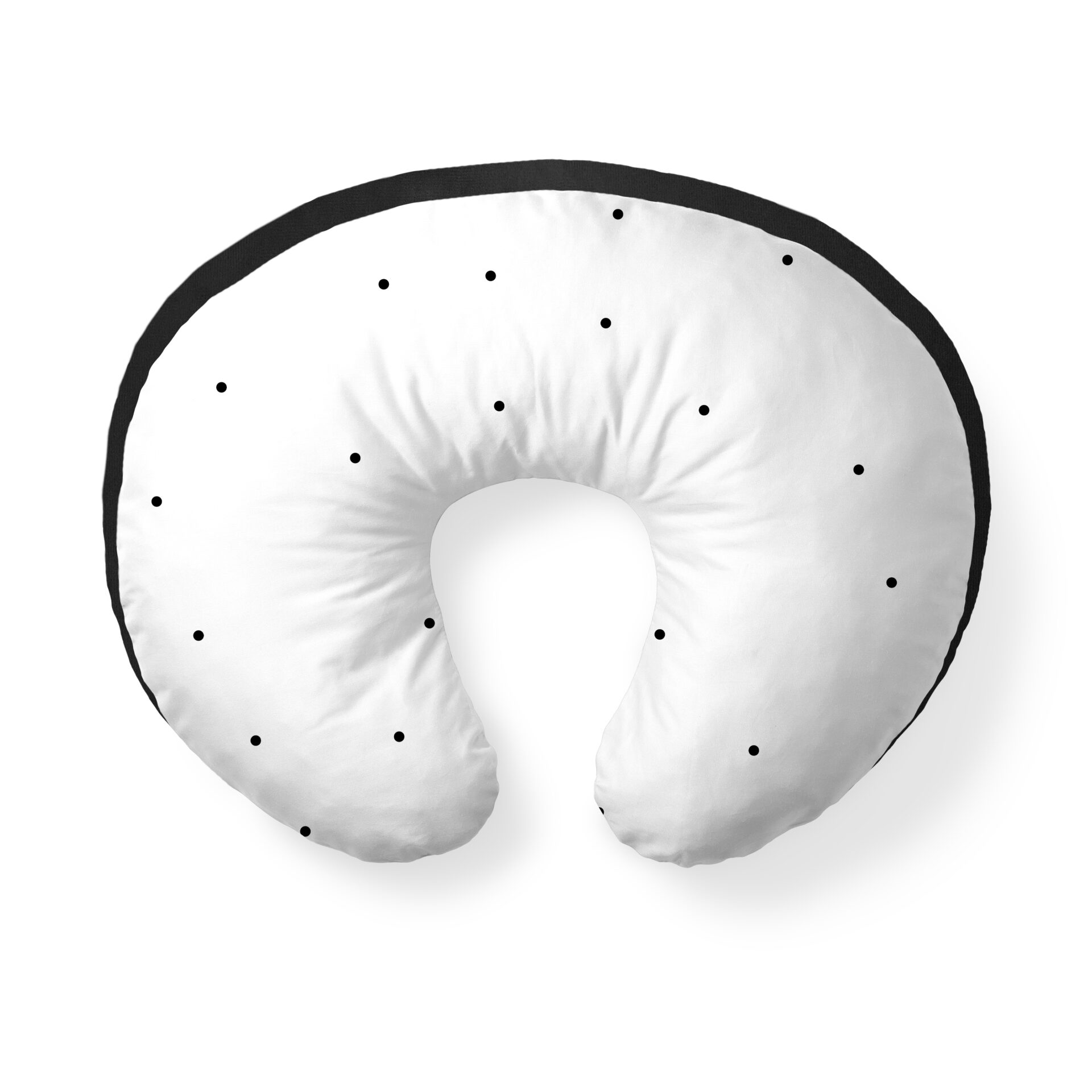 poduszka do karmienia dots czarny