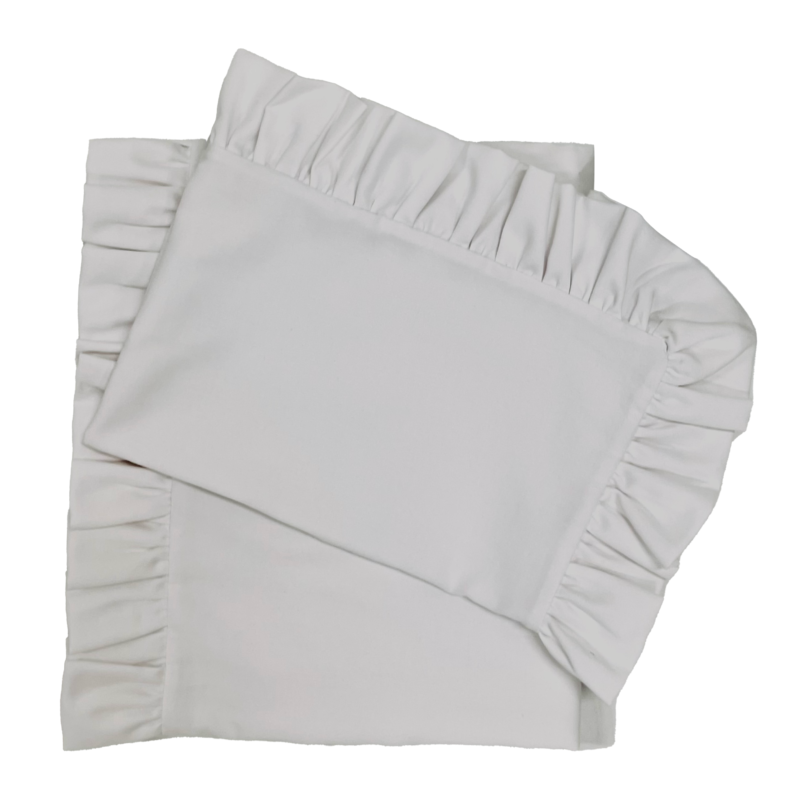 Komplet pościeli 75×65+30×40 z falbanką jasnoszary