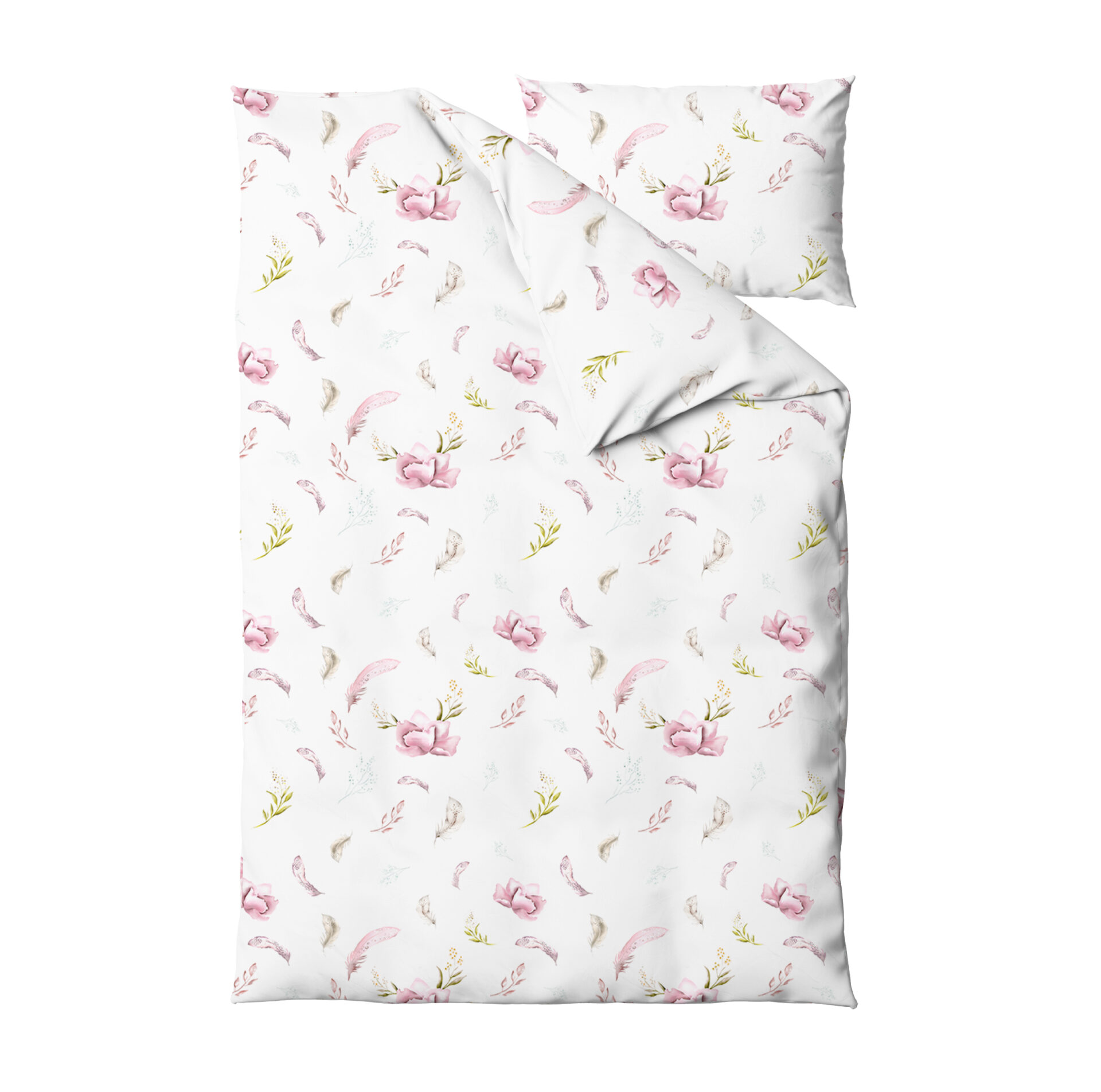 komplet pościeli z wkładem 75x65 + 30x40 blossom