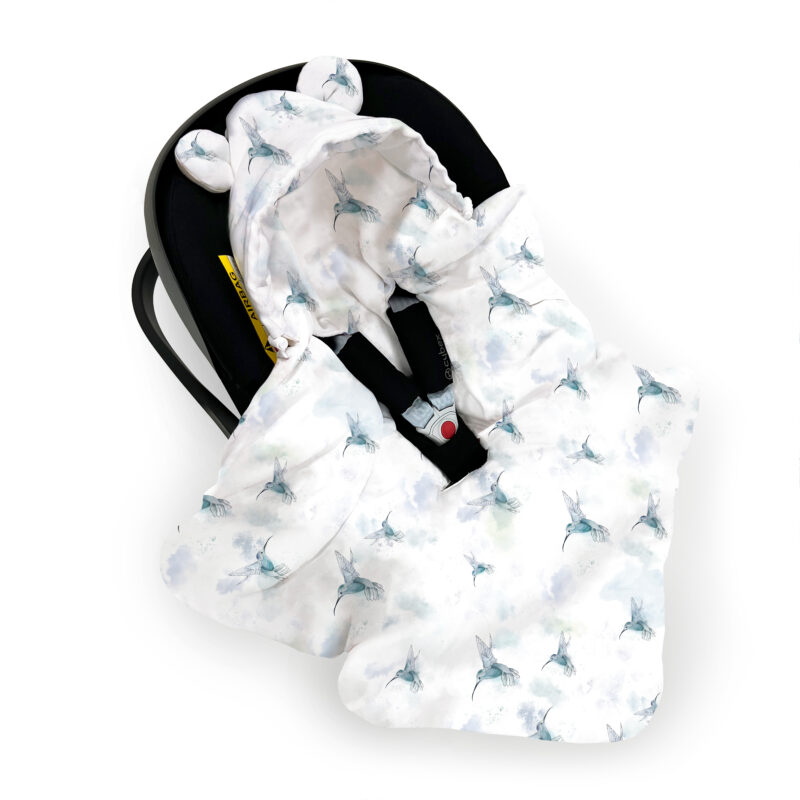 Kocyk do fotelika Blue colibri (fotelik 5-punktowy)