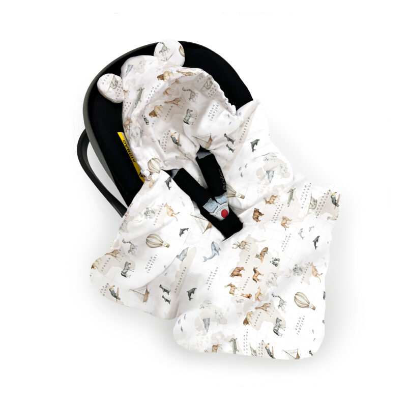 Kocyk do fotelika Around the World (fotelik 5-punktowy)