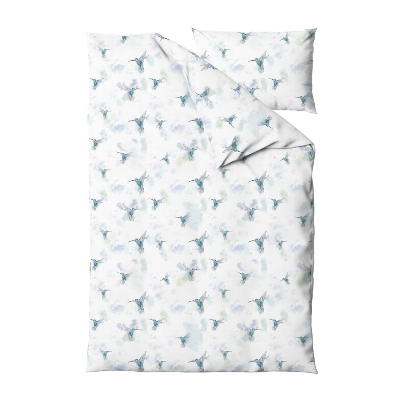 Komplet pościeli 200×140+70×80 Blue colibri