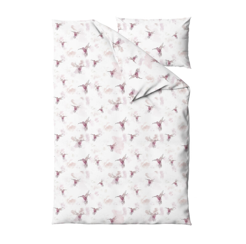 Komplet pościeli 200×140+70×80 Pink colibri