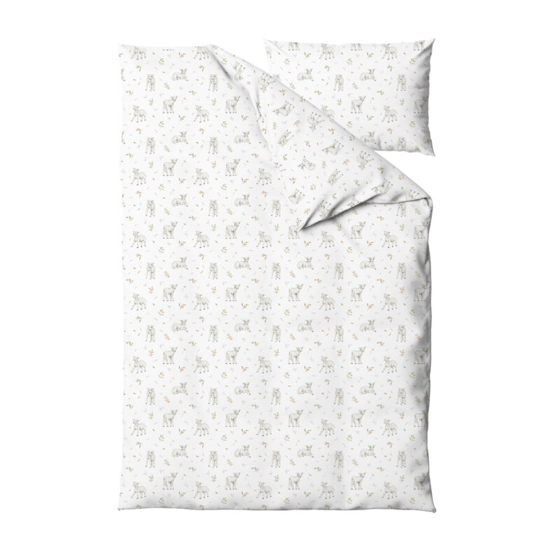 Komplet pościeli 200×140+70×80 Little sheep