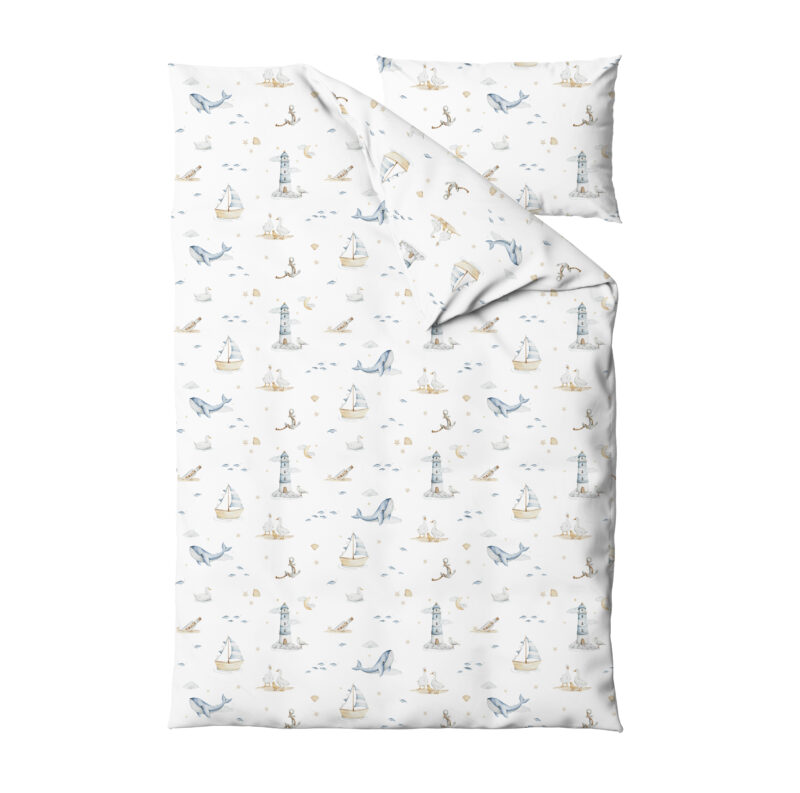 Komplet pościeli 200×140+70×80 Marine