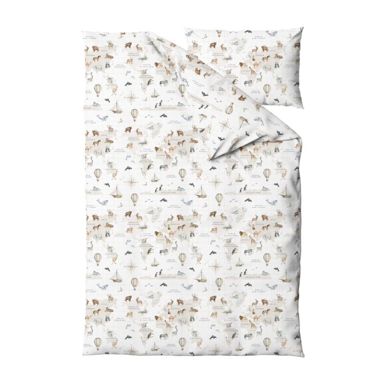 Komplet pościeli 200×140+70×80 Around the World