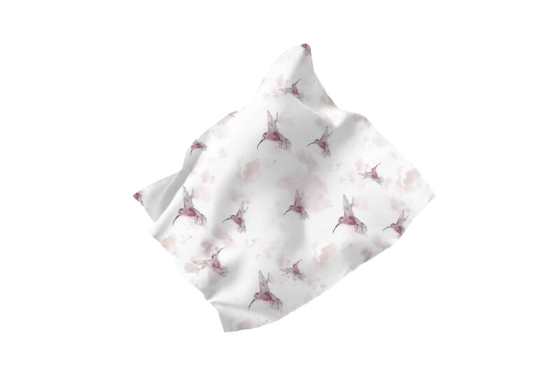 Otulacz 70×70 Pink colibri