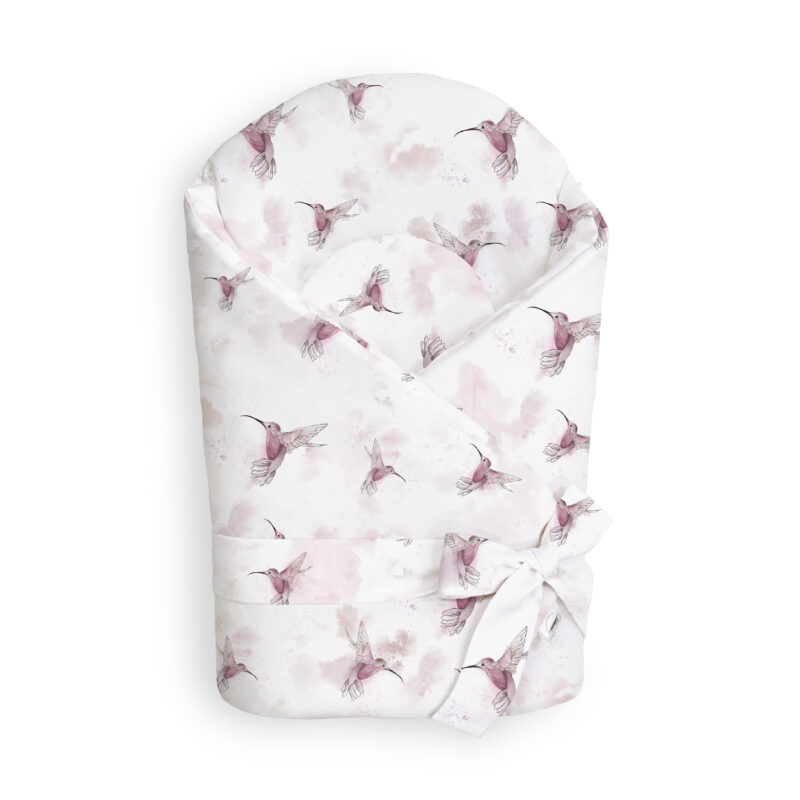 Rożek z wkładem kokosowym Pink colibri