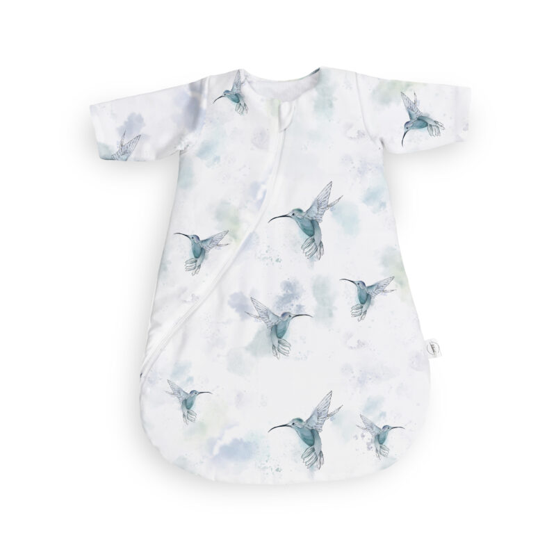 Śpiworek S z rękawkami Blue colibri