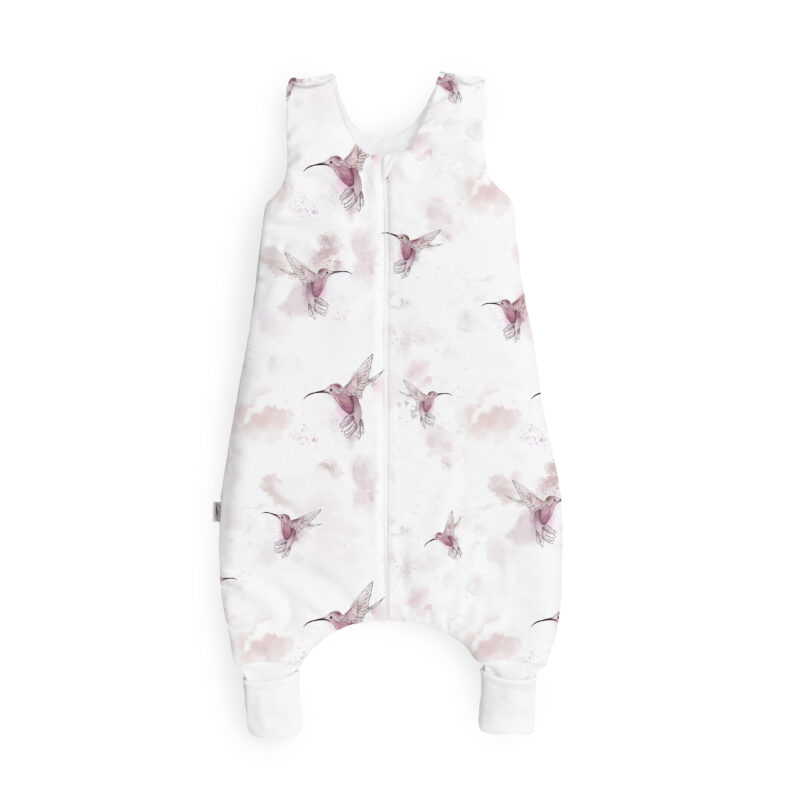 Śpiworek M z nogawkami Pink colibri