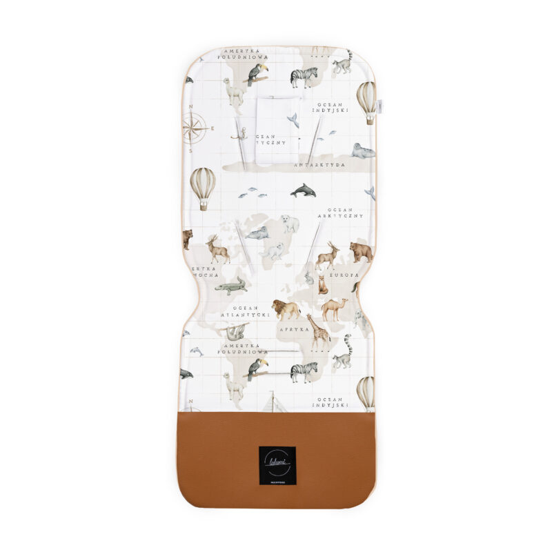 Wkładka do wózka Around the World beżowy