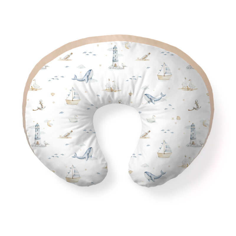 Poduszka do karmienia Marine beżowy