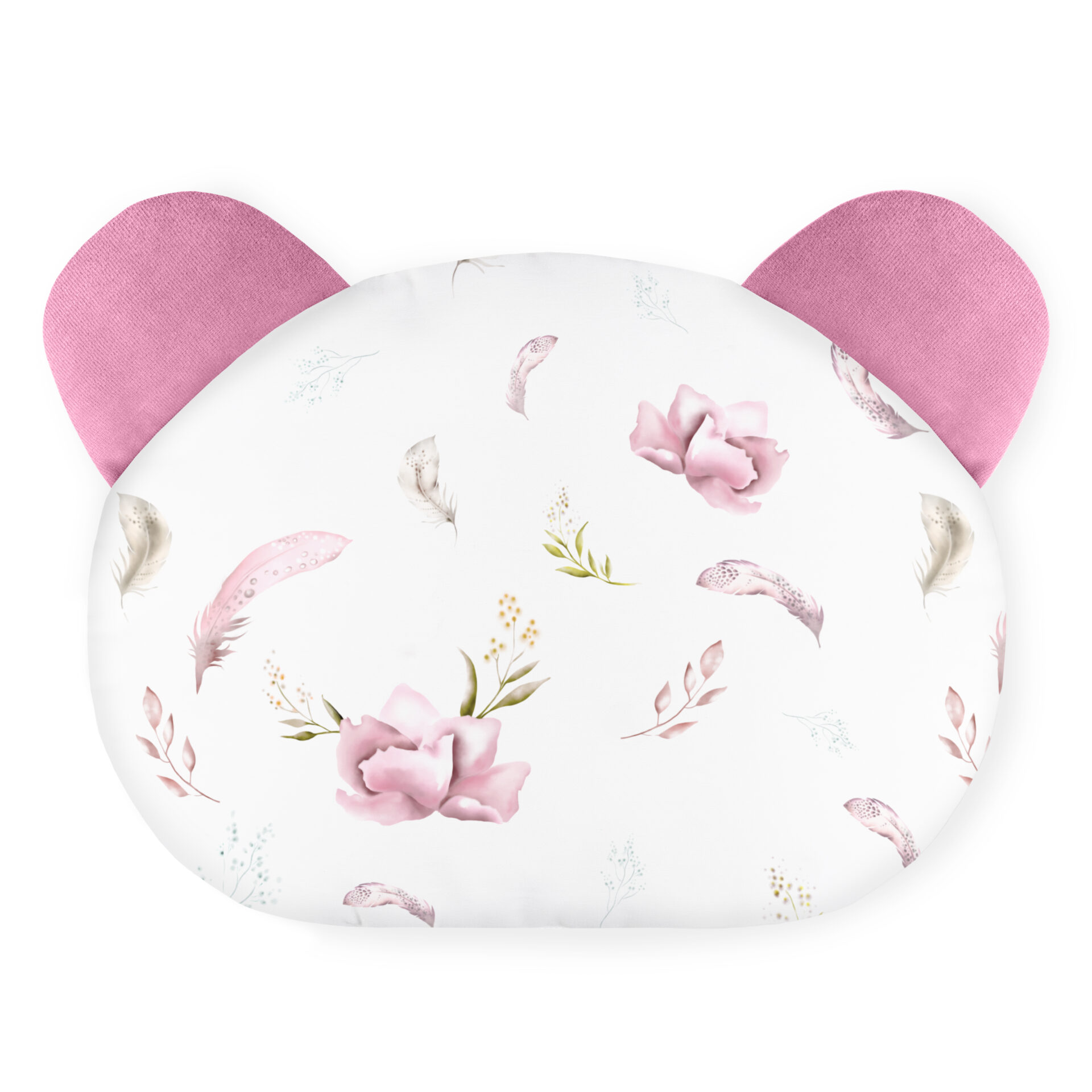 poduszka_miś_welur blossom brudny róż