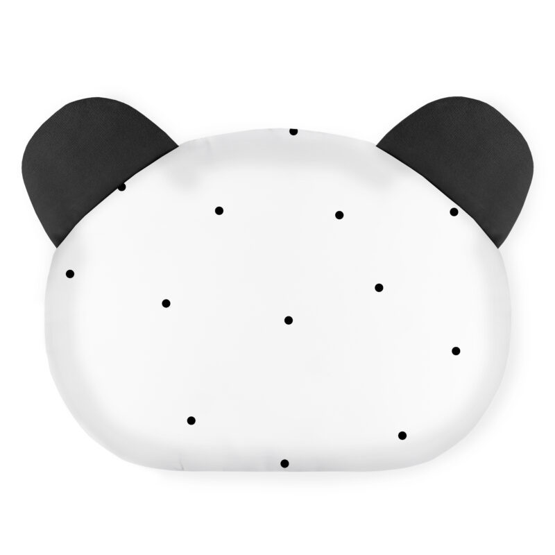 Poduszka miś Dots czarny