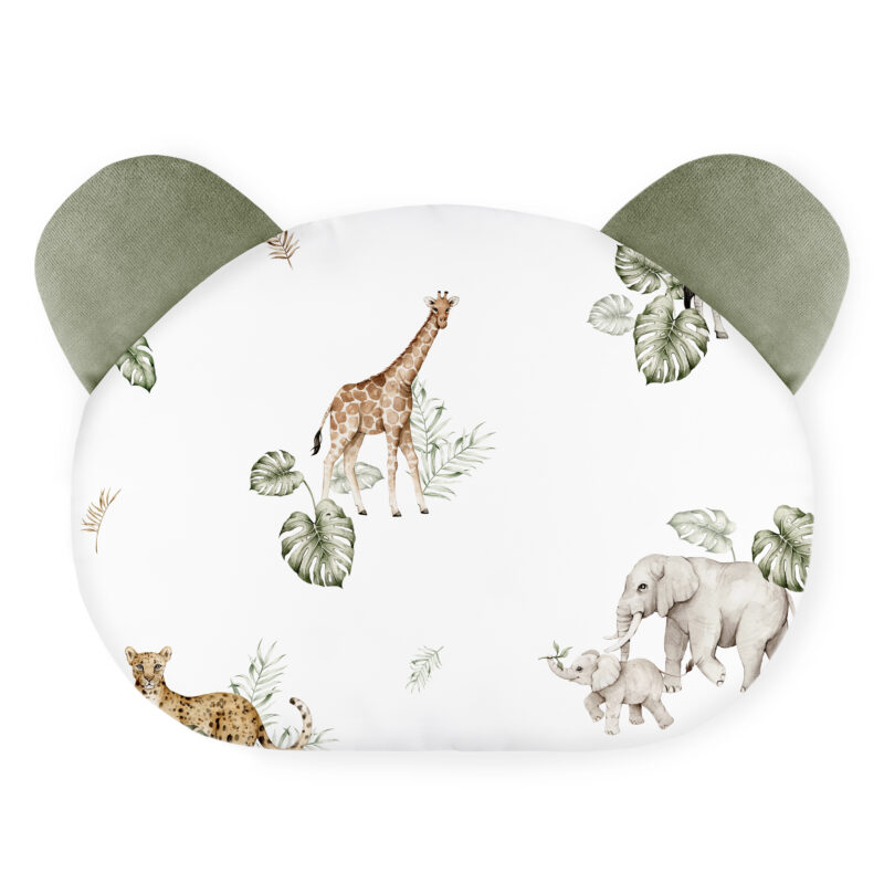Poduszka miś Safari khaki