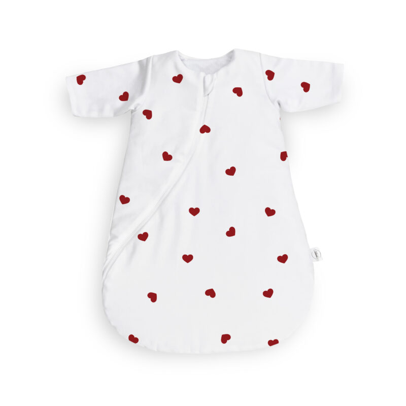 Śpiworek S z rękawkami Hearts